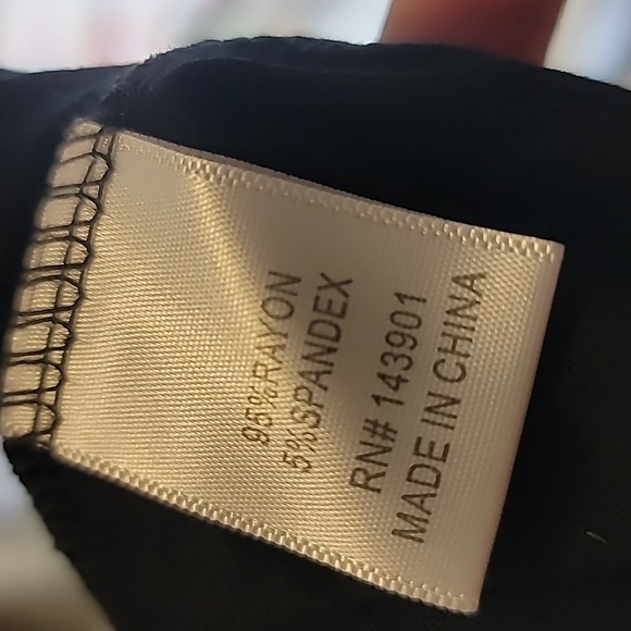 Coco + Carmen NWT tasia split neck dress black S/M - Picture 7 of 7